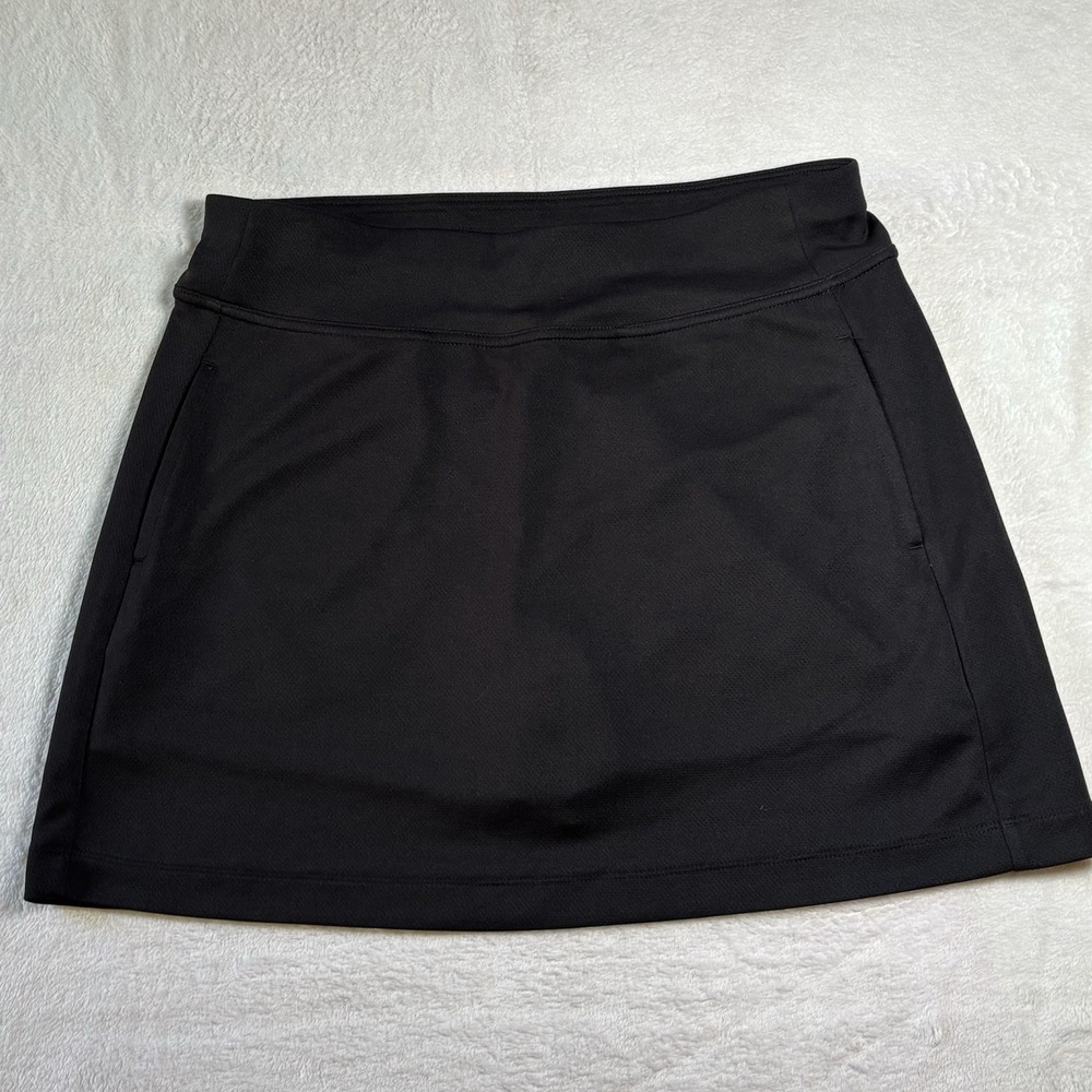 PGA TOUR Airflux Women's Golf Skort Black Size S Small Athletic Stretch Skirt